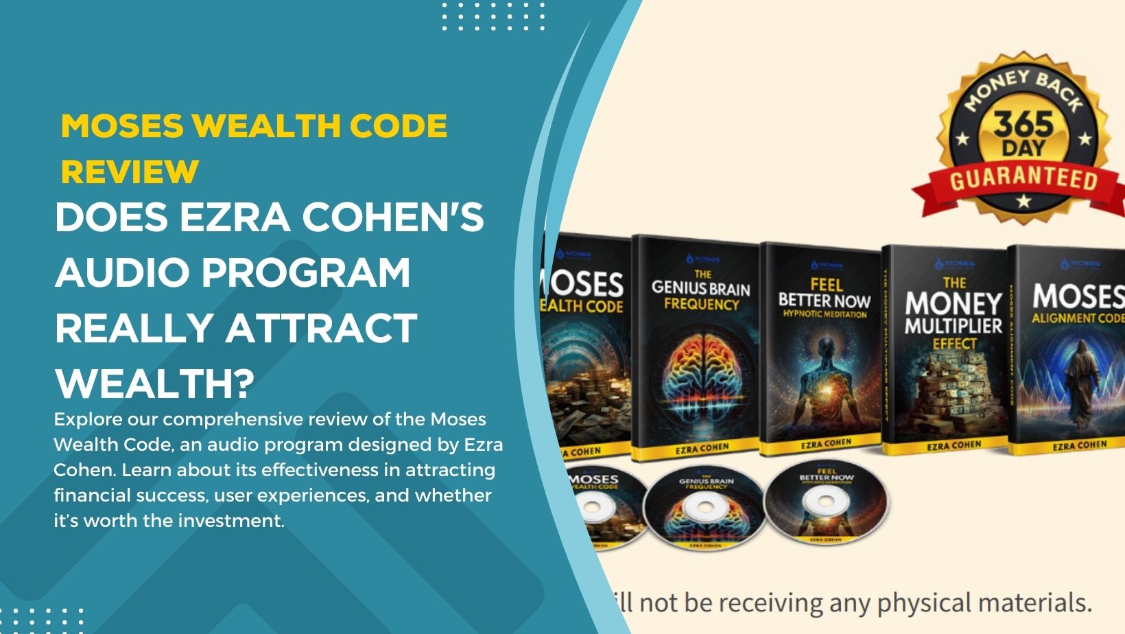 Moses Wealth Code Review 2025: Does Ezra Cohen’s Audio Program Really Attract Wealth?