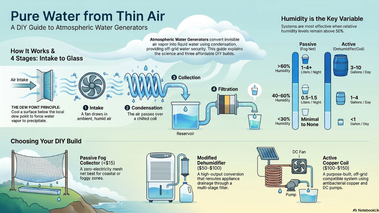 DIY Atmospheric Water Generator: How to Build One at Home (Step-by-Step)