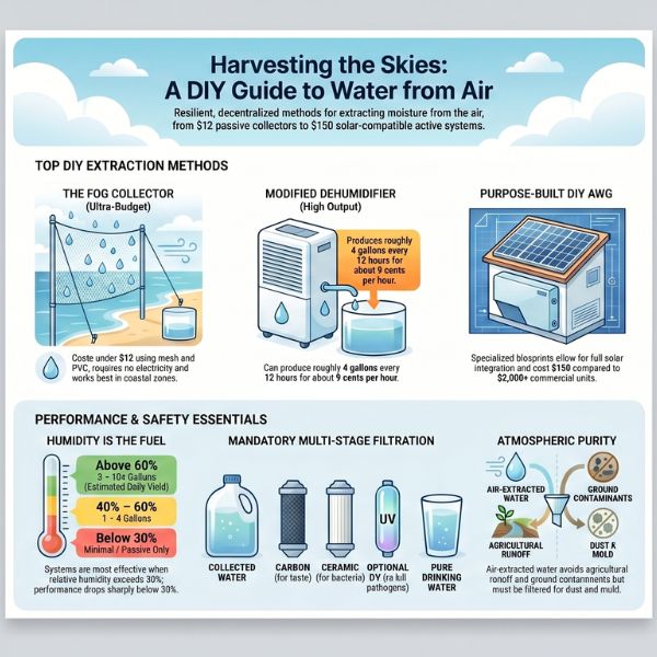 DIY water from air at home