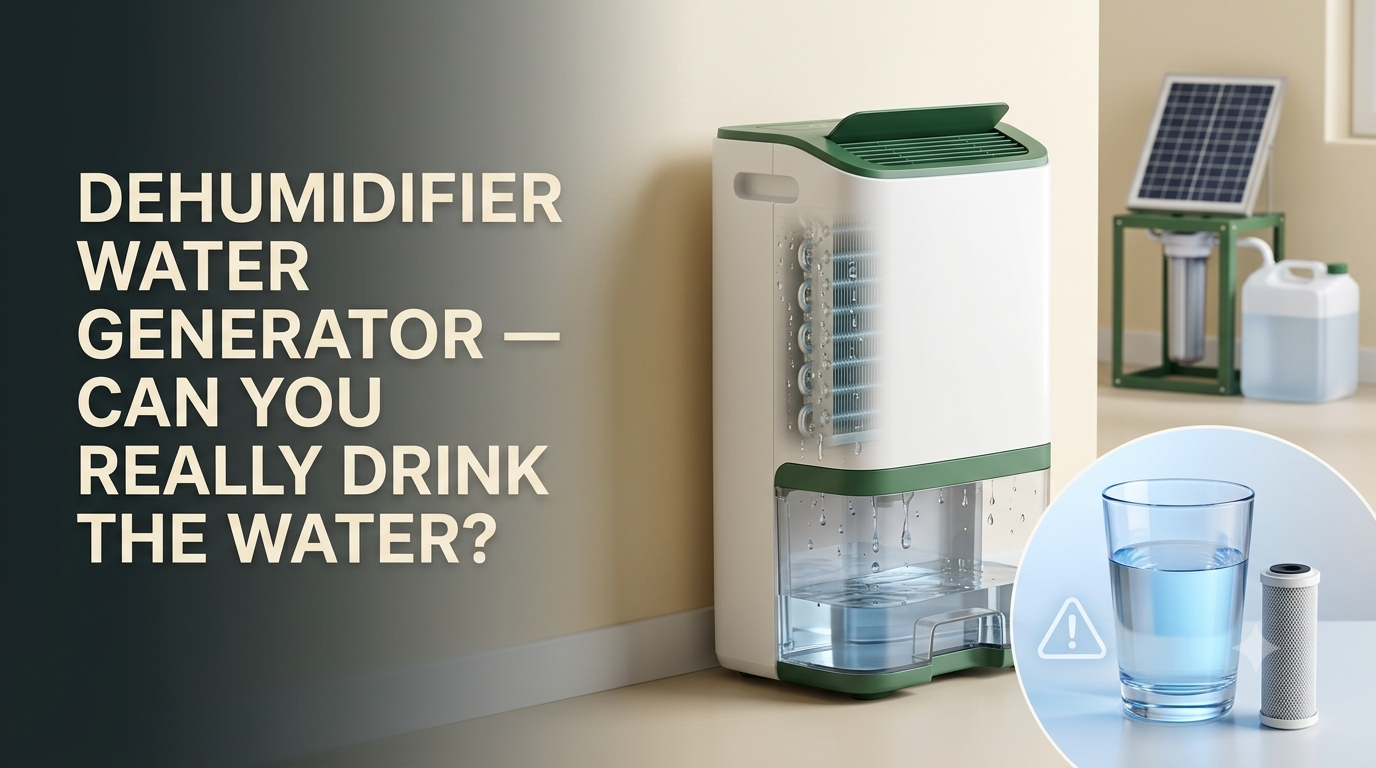 Dehumidifier Water Generator: Can You Really Drink the Water?