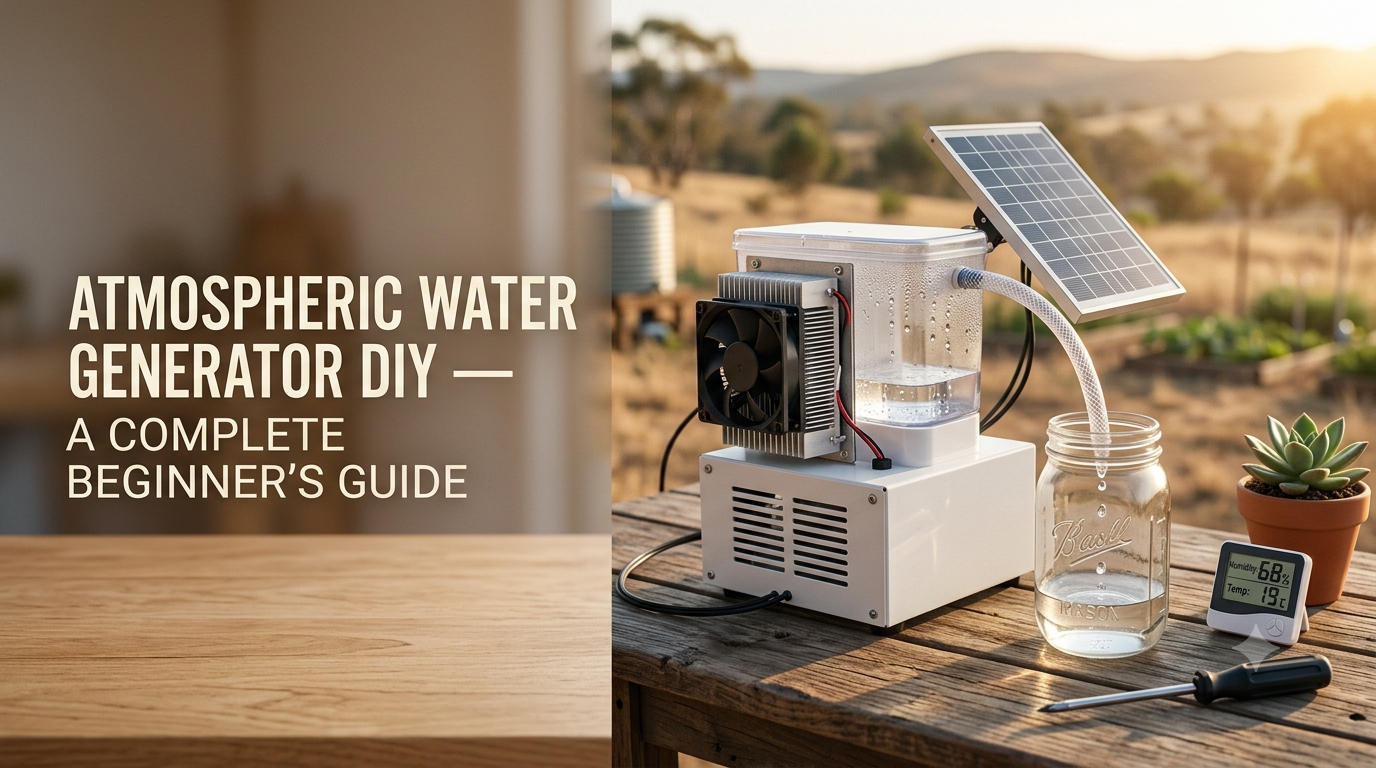 Atmospheric Water Generator DIY: A Complete Beginner’s Guide