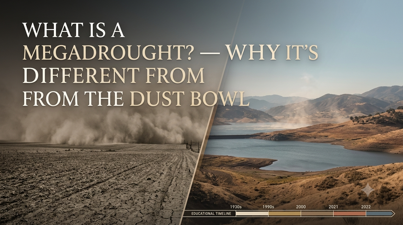 What Is a Megadrought? Why This Drought Is Different From the Dust Bowl